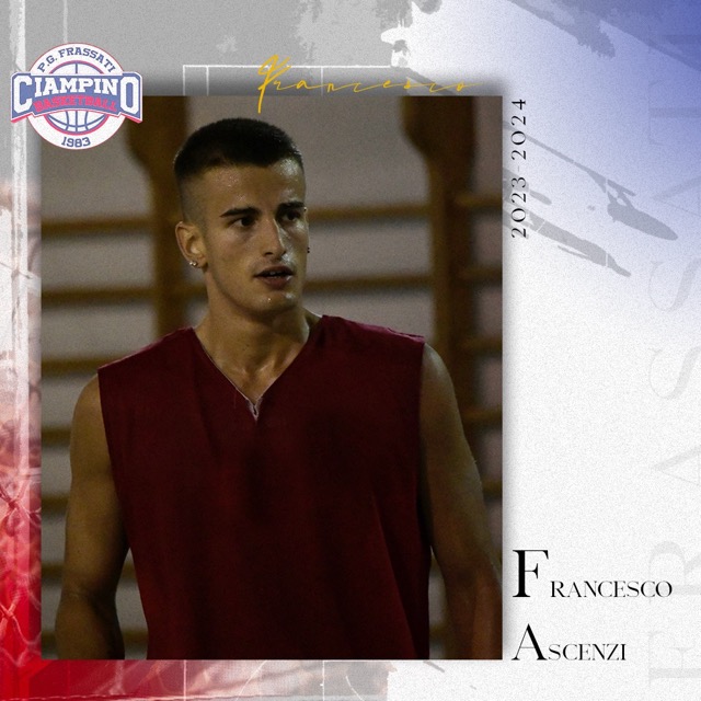 Francesco Ascenzi Frassati Ciampino Basket